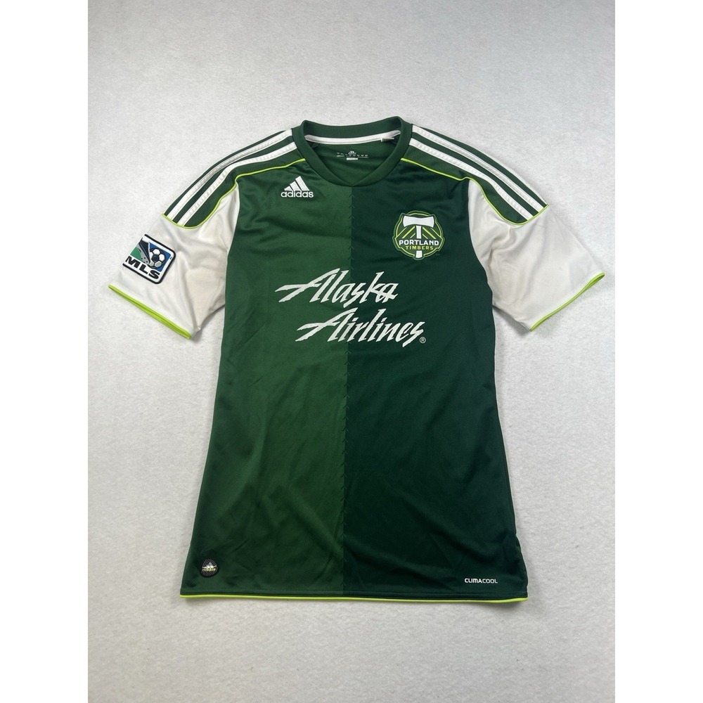 Portland Timbers MLS Adidas Soccer Jersey Men's Size Small 2010 Climacool "Kipp"